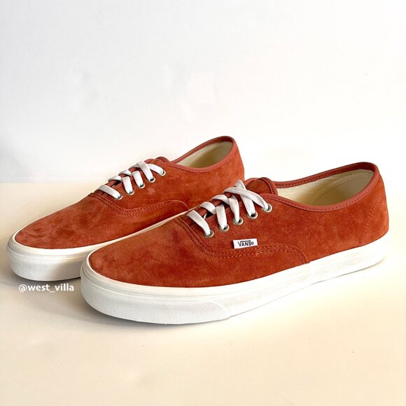VANS Elevated Suede Premium Authentic 44 Shoe Sneakers Amber Orange Mens 13 - Picture 4 of 8